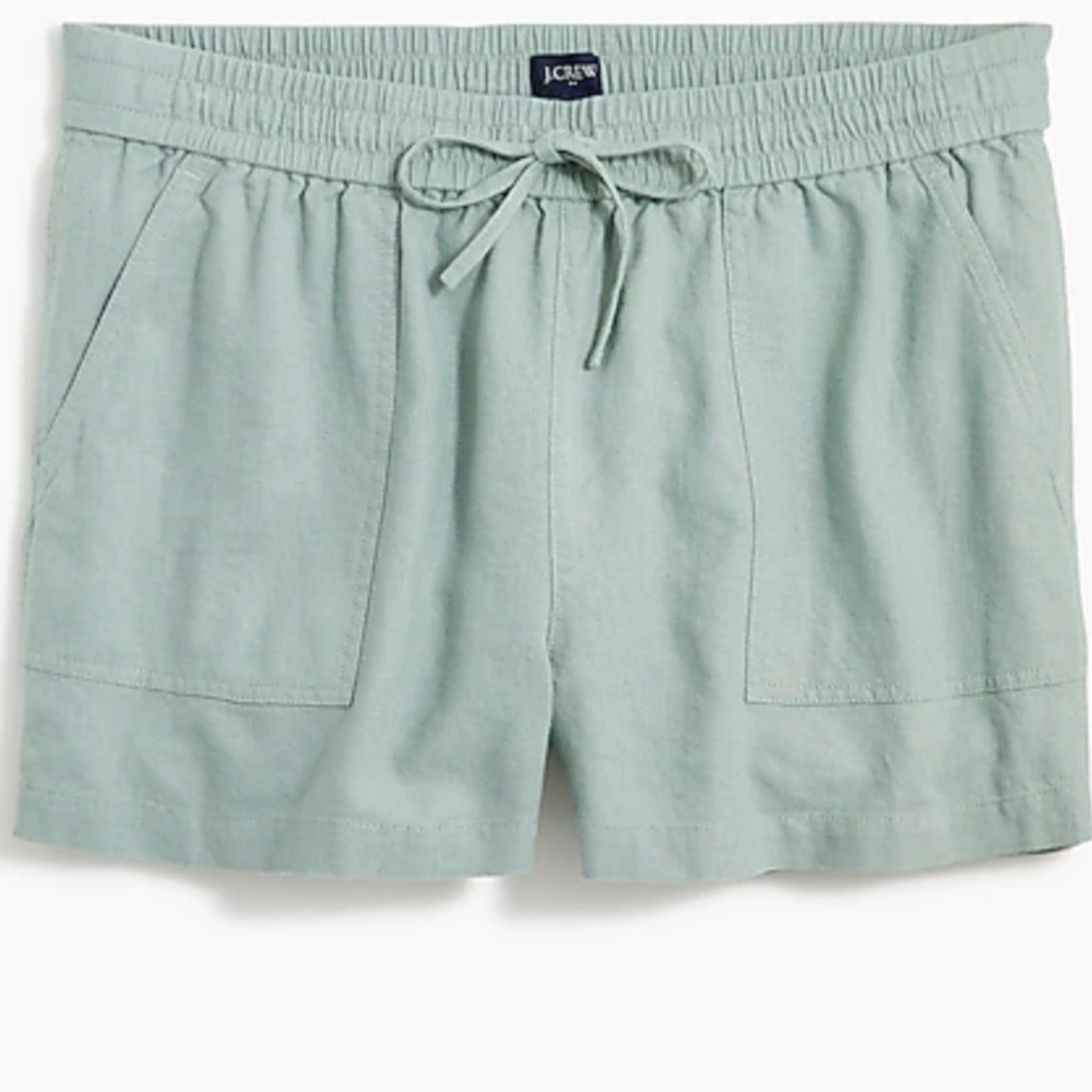 NWT New J.Crew Linen-Blend Drawstring Short - Picture 3 of 3